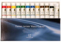 Turner Watercolor Set of 12 Colors in 15ml Tubes