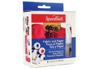 Speedball Fabric & Paper Block Printing Ink 37 ml Colors 6 Set