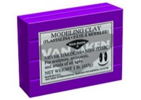 Van Aken Plastalina Modeling Compound 1lb Violet Brick