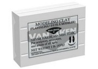 Van Aken Plastalina Modeling Compound 1lb White Brick