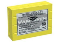 Van Aken Plastalina Modeling Compound 1lb Yellow Brick
