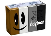 Claytoon Modeling Clay for Kids Neutral Colors 4 Pack