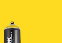 Montana BLACK Spray Paint 400ml Kicking Yellow