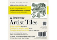 Strathmore 300 Series Artist Tiles Bristol Vellum 4x4 Pack of 20