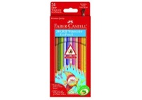 Faber-Castell GRIP Watercolor EcoPencils Set of 24 Assorted Colors