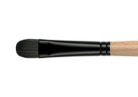 Princeton Catalyst Series 6400 Long Handle Short Filbert Brush Size 4