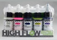 Golden High Flow Acrylic Marker Set of 5 Colors and 3 Empty Markers