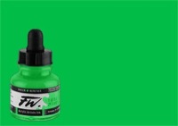 Daler-Rowney FW Acrylic Ink Fluorescent Green 1oz Bottle