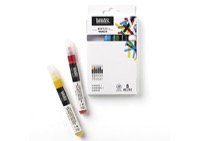 Liquitex Paint Marker Fine Chisel 2mm Set of 6 Vibrant Colors