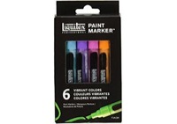 Liquitex Paint Marker Wide 15mm Set of 6 Vibrant Colors
