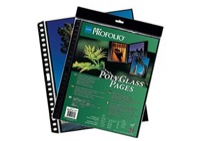 Itoya Art Portfolio Polyglass Refillable Page 10-Pack 8-1/2 x 11 inch