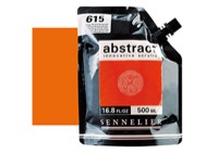 Sennelier Abstract Acrylic 500ml Cadmium Red Orange Hue
