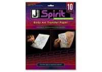 Jacquard Spirit Body Art Transfer Paper 10-Pack