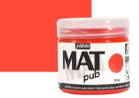 Pebeo Acrylic MAT Pub 140ml Jar Vermilion Red