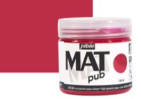 Pebeo Acrylic MAT Pub 140ml Jar Magenta Red