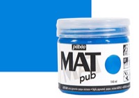 Pebeo Acrylic MAT Pub 140ml Jar Cyan Blue