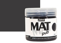 Pebeo Acrylic MAT Pub 140ml Jar Ivory Black
