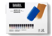 Liquitex Acrylic Gouache 22ml Primary Colors Set of 12