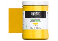 Liquitex Heavy Body Acrylic Paint 32oz Cadmium Free Yellow Medium