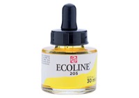 Ecoline Liquid Watercolor 30mL Pipette Jar Lemon Yellow