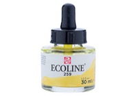Ecoline Liquid Watercolor 30mL Pipette Jar Sand Yellow