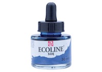 Ecoline Liquid Watercolor 30mL Pipette Jar Ultramarine Deep