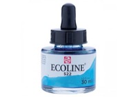 Ecoline Liquid Watercolor 30mL Pipette Jar Turquoise Blue