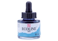 Ecoline Liquid Watercolor 30mL Pipette Jar Sky Blue Light