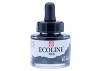 Ecoline Liquid Watercolor 30mL Pipette Jar Black