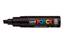 POSCA Paint Marker PC-8K Broad Chisel Black