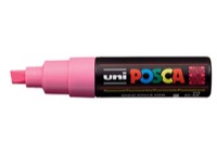 POSCA Paint Marker PC-8K Broad Chisel Fluorescent Pink