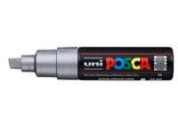 POSCA Paint Marker PC-8K Broad Chisel Silver