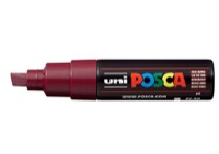 POSCA Paint Marker PC-8K Broad Chisel Red Wine