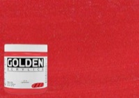 Golden Heavy Body Acrylic 8 oz. C.P. Cadmium Red Dark
