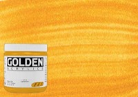 Golden Heavy Body Acrylic 8 oz. Iridescent Bright Gold (Fine)