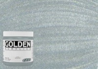 Golden Heavy Body Acrylic 8 oz. Iridescent Silver (Fine)