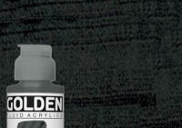 Golden Fluid Acrylic 4 oz. Carbon Black