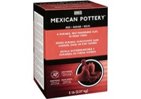 Amaco Self-Hardening Clay Mexican Red Pottery 5lb