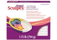 Polyform Sculpey Original White Modeling Clay 1.75lb Pack
