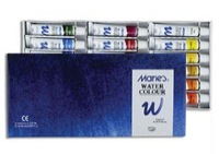 Maries Extra-Fine Watercolor Set of 18 Colors 12 ml Tubes