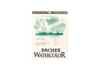 Arches Watercolor Paper 140 lb. Natural White Cold Press 9x12in Pad