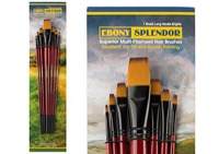 Ebony Splendor Long Handle Brights Brush Set