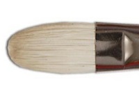 Silver Brush Bristlon Series 1903 Long Handle Size 0 Filbert Brush