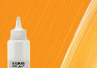 Lukas Cryl Liquid Acrylic Paint Indian Yellow 250ml Bottle