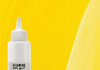 Lukas Cryl Liquid Acrylic Paint Cadmium Yellow Light 250ml Bottle