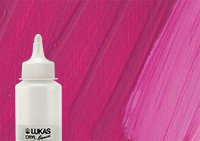 Lukas Cryl Liquid Acrylic Paint Magenta Red Primary 250ml Bottle