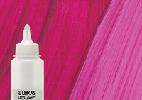 Lukas Cryl Liquid Acrylic Paint Permanent Rose 250ml Bottle