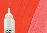 Lukas Cryl Liquid Acrylic Paint Vermilion Light 250ml Bottle