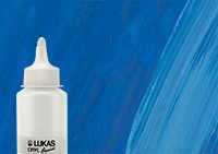 Lukas Cryl Liquid Acrylic Paint Cyan Blue Primary 250ml Bottle