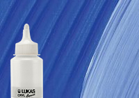 Lukas Cryl Liquid Acrylic Paint Ultramarine Light 250ml Bottle